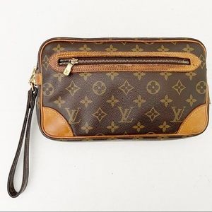 Louis Vuitton Marly Dragonne Clutch Bag Authentic